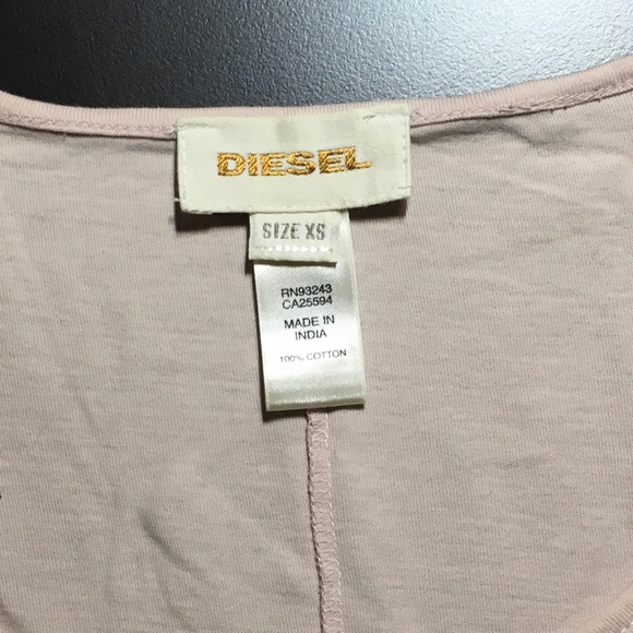 Diesel vintage women’s cotton pink T-shirt XS - Picture 5 of 7